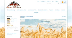 Desktop Screenshot of hoosierhillfarm.com