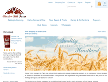 Tablet Screenshot of hoosierhillfarm.com